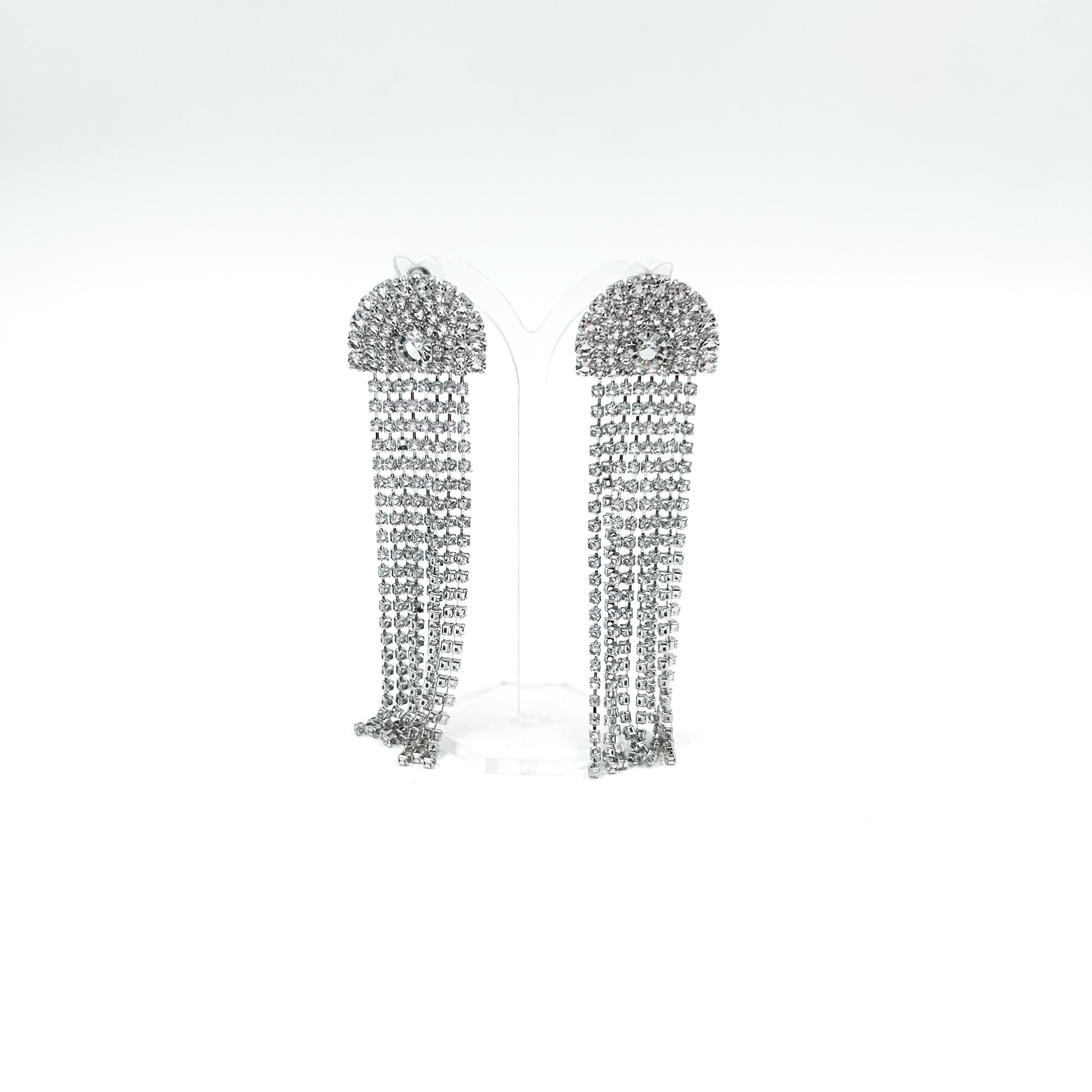 Σκουλαρίκια μακριά με στρας