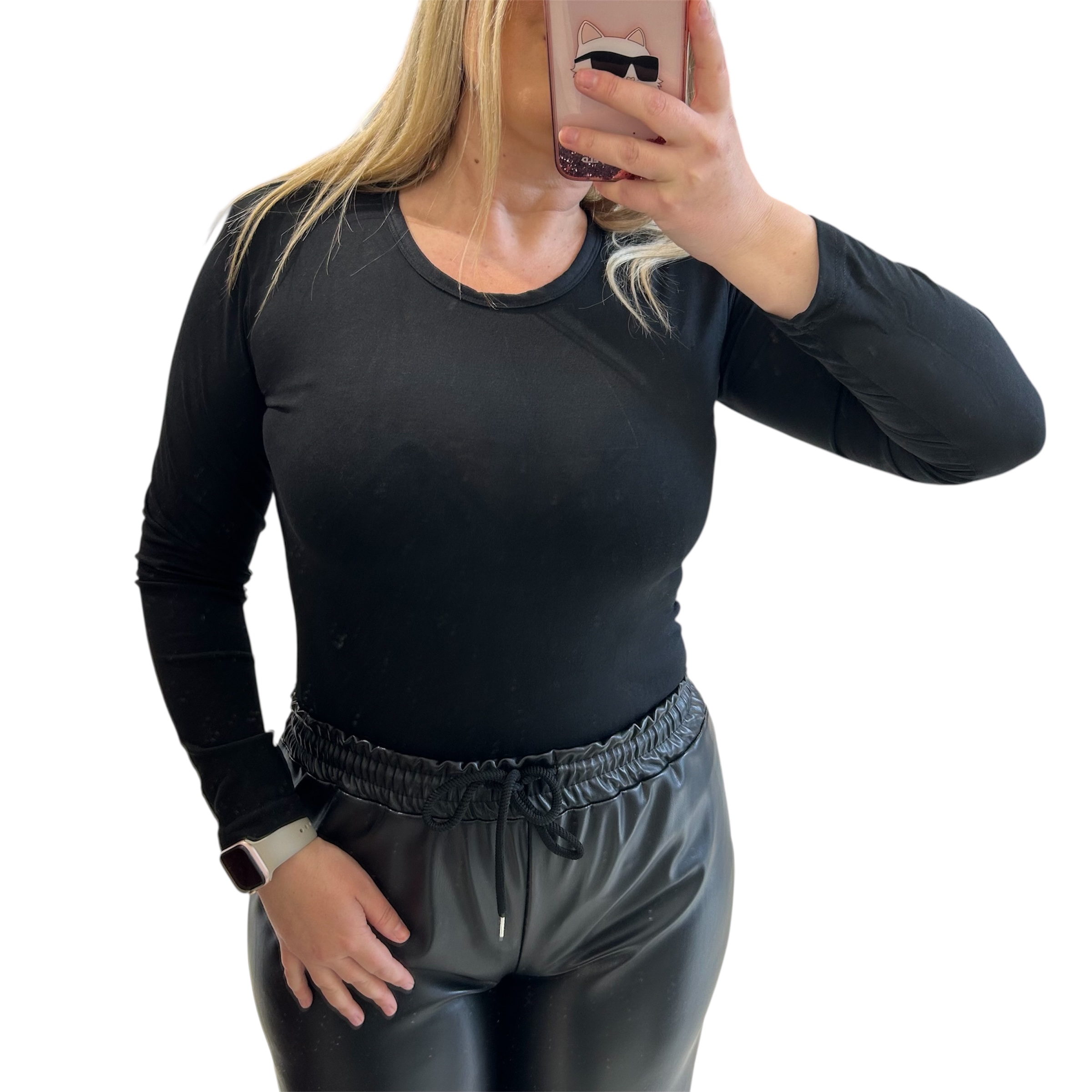 Κορμάκι μαύρο βαμβακερό