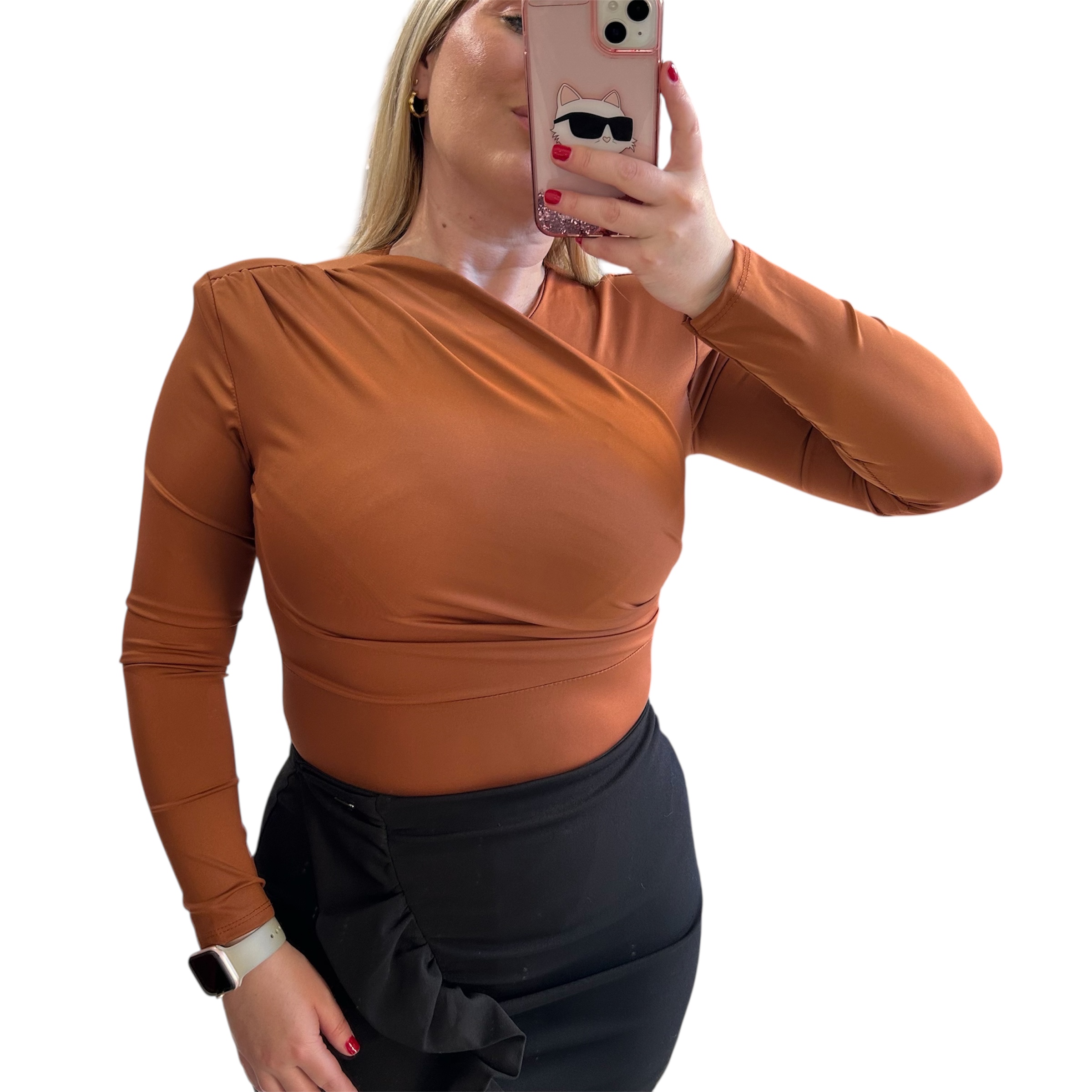 Κορμάκι καφέ με βάτες