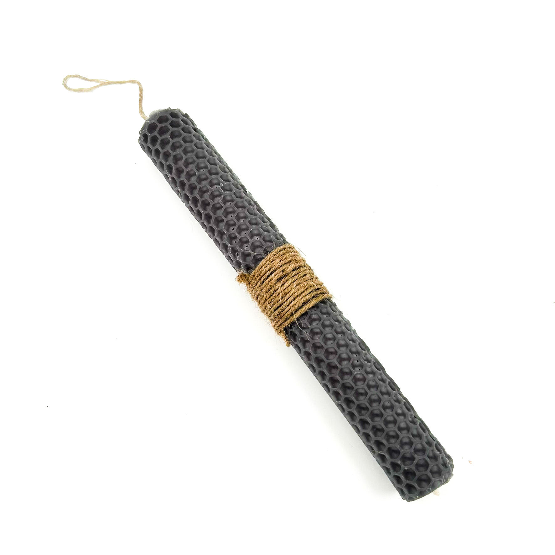 Χειροποίητη Πασχαλινή Λαμπάδα από αγνό μελισσοκέρι γκρι