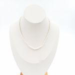 Κολιέ ατσάλινο με λεπτές πέρλες