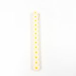 Χειροποίητη Πασχαλινή λαμπάδα μαργαρίτα λευκή