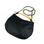 Τσάντα τύπου BOTTEGA VENETA μαύρο