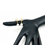 Σκουλαρίκια ατσάλινα με πέρλες