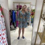 Σετ μεταξωτό σορτς με τοπ γαλάζιο