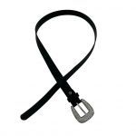 Ζώνη μαύρη με αγκράφα από στρας