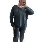 Μπλούζα γκρι βαμβακερή