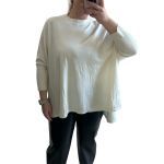Μπλούζα λευκή Oversized
