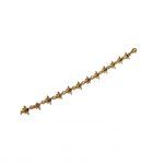 Βραχιόλι ατσάλινο χρυσό με μελισσούλες με ματάκια