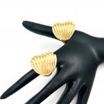Shell gold earrings 