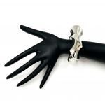 Waves bracellet silver