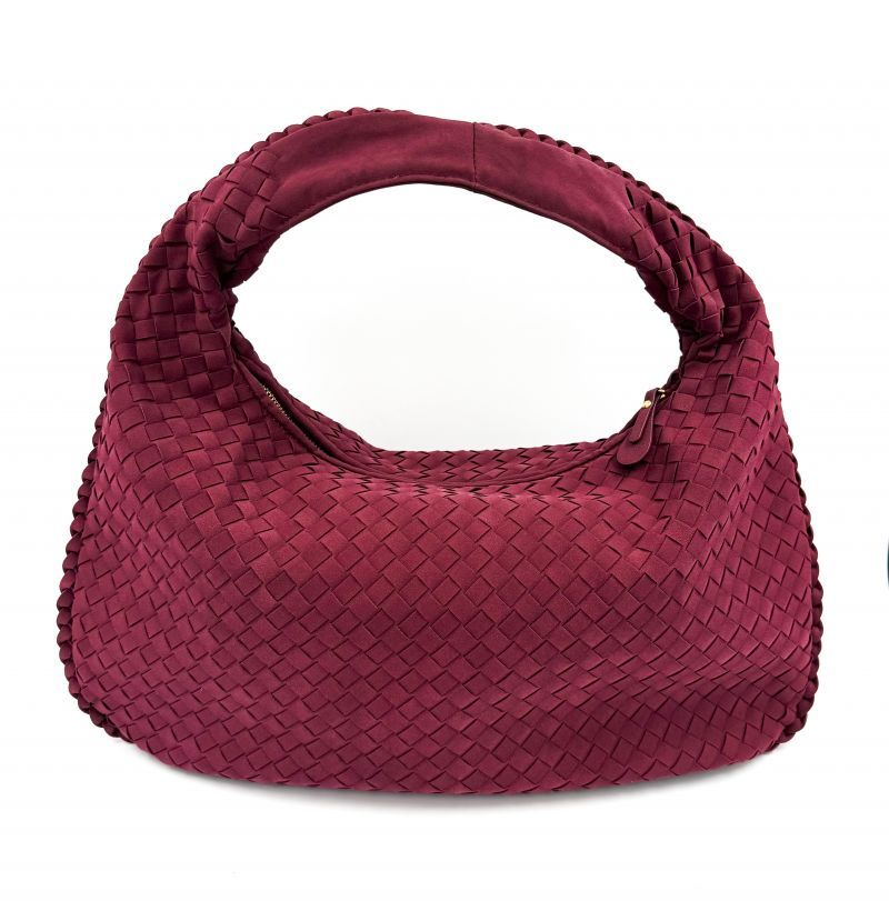 Τσάντα σουέτ τύπου BOTTEGA VENETA μπορντό xlarge μέγεθος Φωτογραφία από Τσάντα σουέτ τύπου BOTTEGA VENETA μπορντό xlarge μέγεθος
