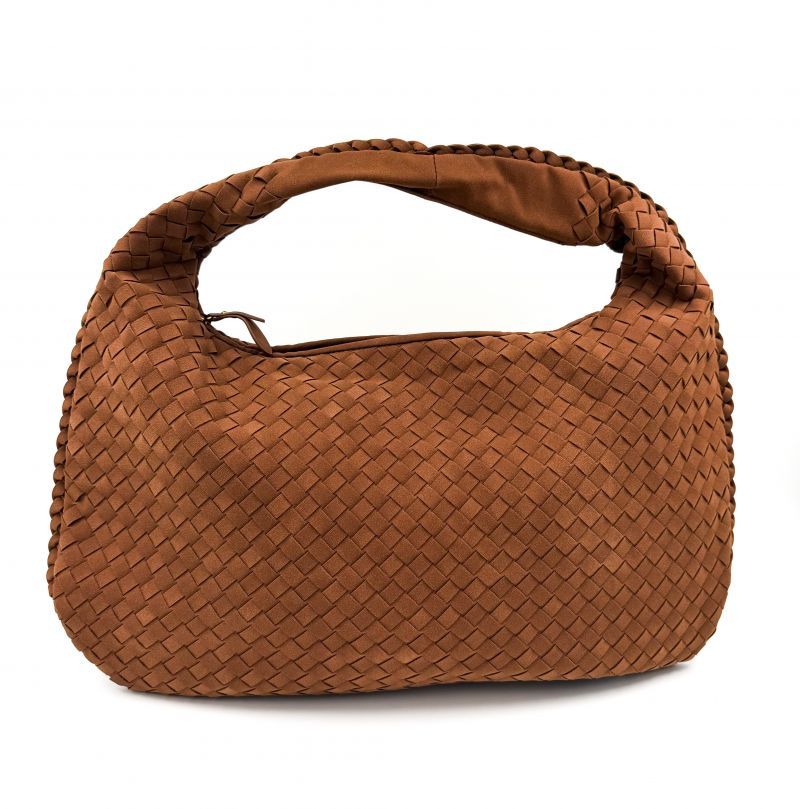 Φωτογραφία από Τσάντα σουέτ τύπου BOTTEGA VENETA ταμπά xlarge μέγεθος