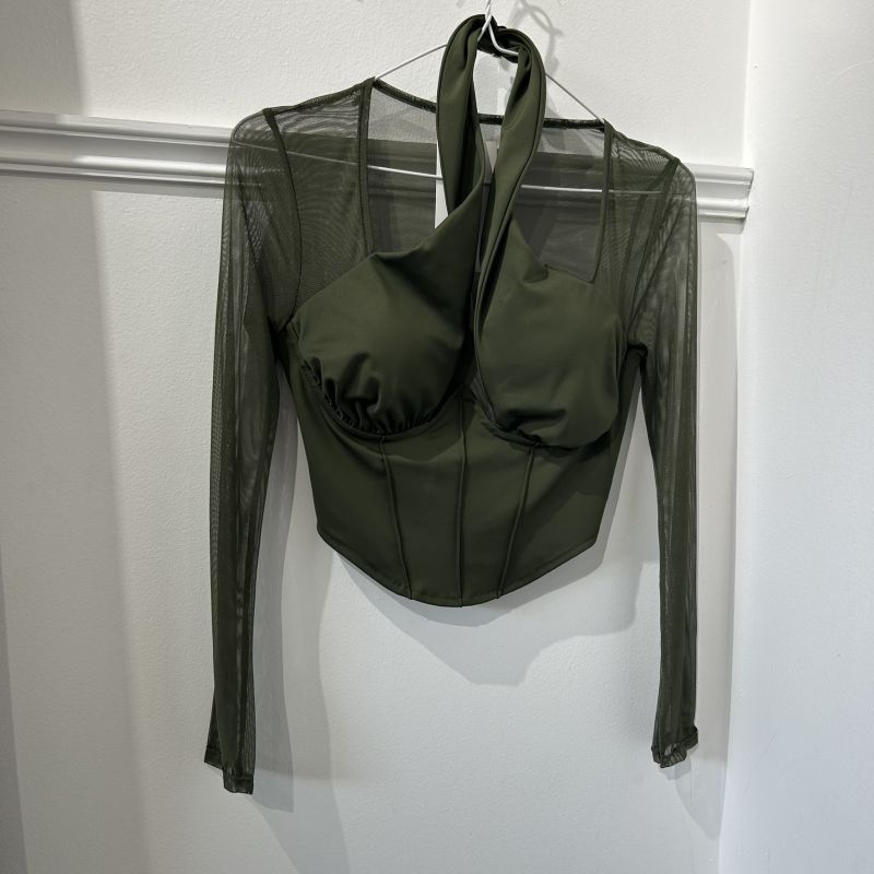Φωτογραφία από Crop top πράσινο