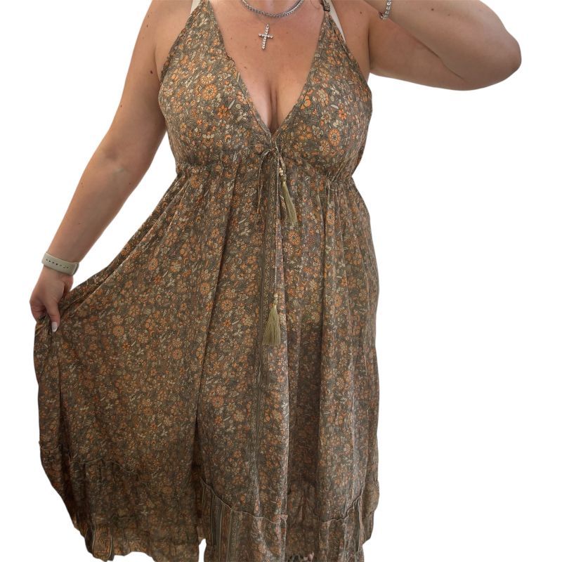 Φωτογραφία από Φόρεμα boho με βολάν