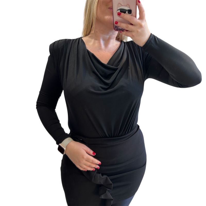 Φωτογραφία από Κορμάκι μαύρο ντραπέ