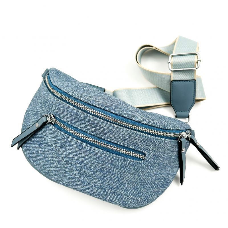 Φωτογραφία από Τσάντα crossbody blue jean