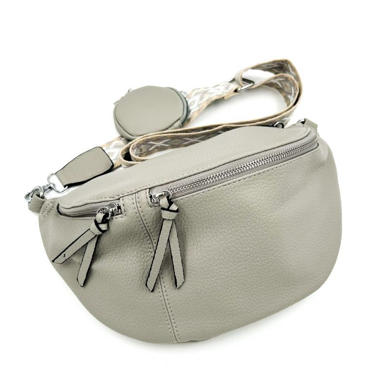 Φωτογραφία από Τσάντα crossbody Γκρι ανοιχτό 